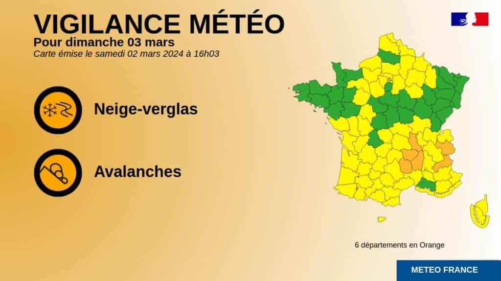 M T O Le D Partement De La Loz Re Plac En Vigilance Orange Neige Verglas