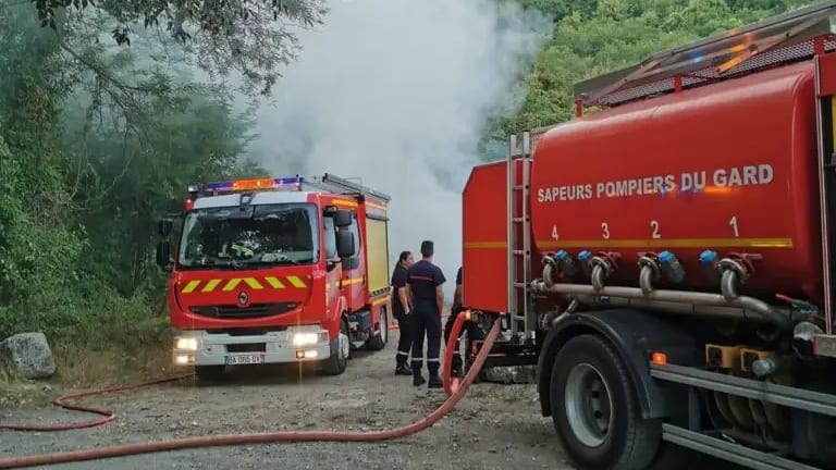 Gard : départ de feu ce dimanche matin à Molières sur Cèze, l’origine volontaire évoquée