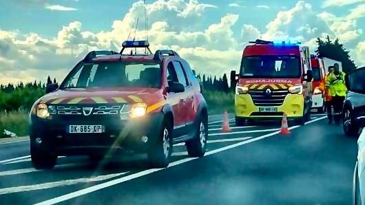Accident dans le Gard : 3 blessés dans un état grave après un violent choc frontal