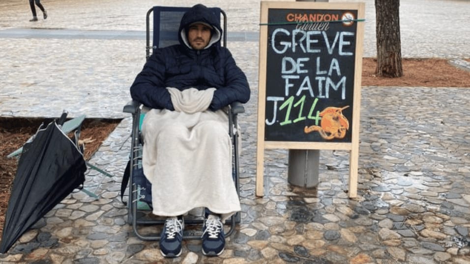 Grève de la faim à Montpellier : après 114 jours, Jérôme est « prêt à aller jusqu’à la mort »