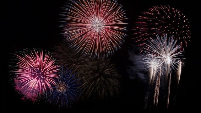 feu d'artifice