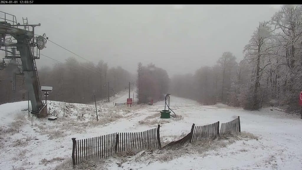 Météo : l’Aigoual et la Lozère sous la neige pour débuter 2024 !