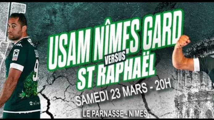 Jeu concours : gagnez vos places pour USAM – Saint Raphaël ce samedi à Nîmes