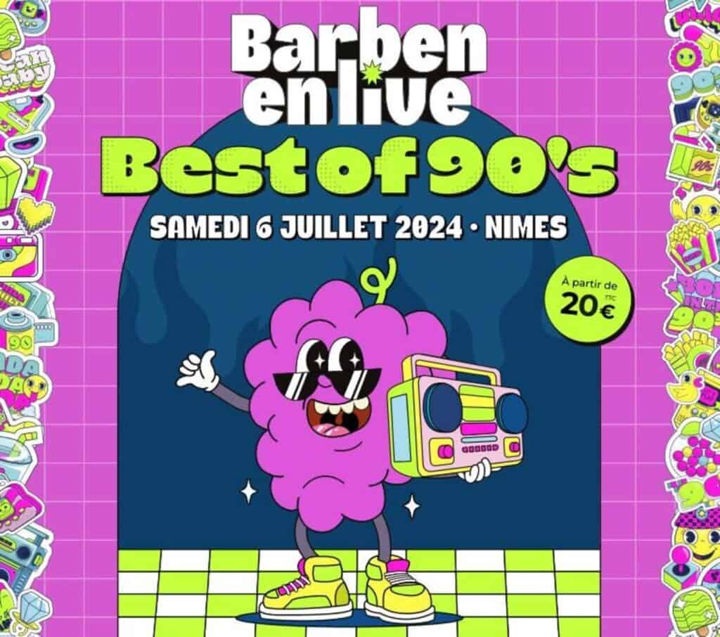 Barben en Live - Illustration Onze Productions 