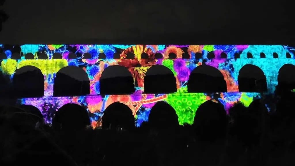 Pont du Gard : dernière semaine pour profiter du spectacle son et lumière