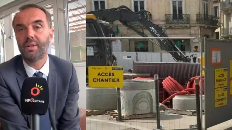 Montpellier : « quand il y a des connards qui gueulent sur les travaux, faut leur expliquer », selon Michaël Delafosse