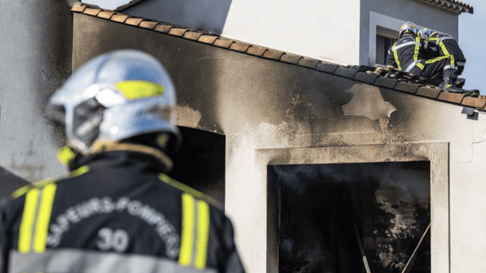 Près d’Ales : les pompiers interviennent pour un feu d’habitation