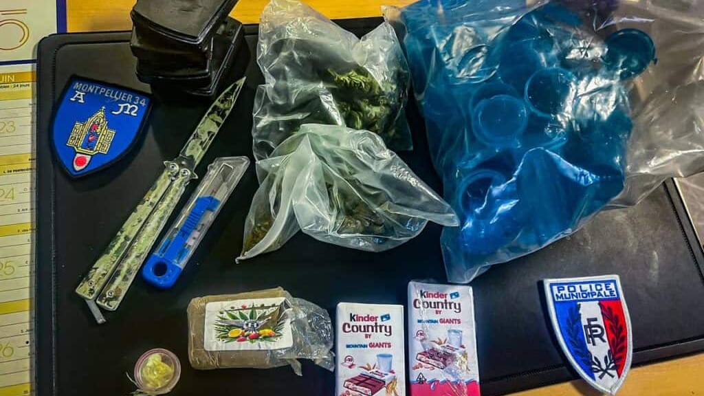 Hérault : trafic d’héroïne, 10 000 euros retrouvés sous le matelas d’un jeune homme de 20 ans