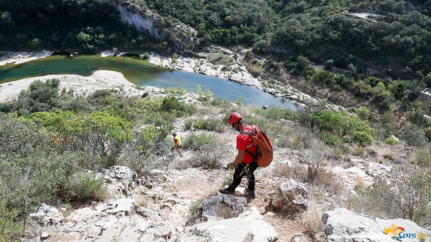 Gard : un couple épuisé dans les gorges du Gardon secouru par hélico