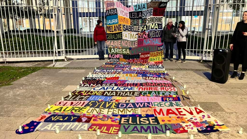 Montpellier : les Tricoteuses Hystériques mobilisées pour la Journée internationale des droits des femmes