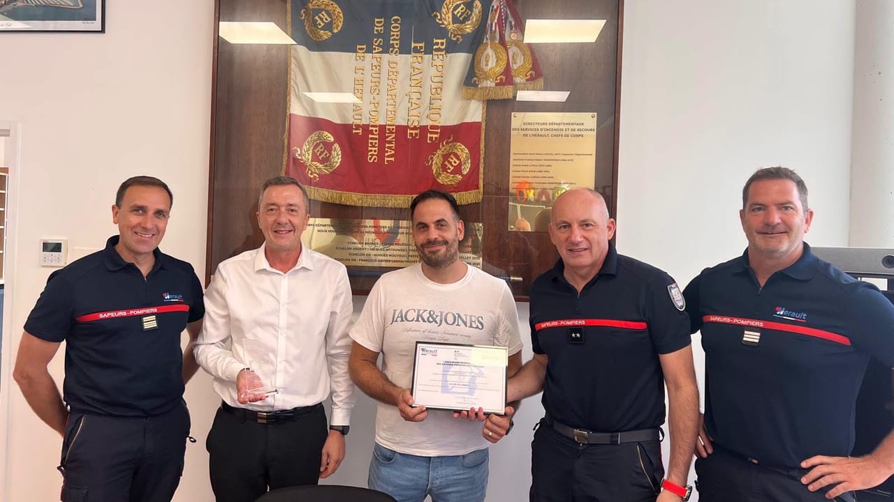 Sapeurs-pompiers de l'Hérault - SDIS 34 - Un nouvel accord avec Veolia France pour libérer les pompiers volontaires