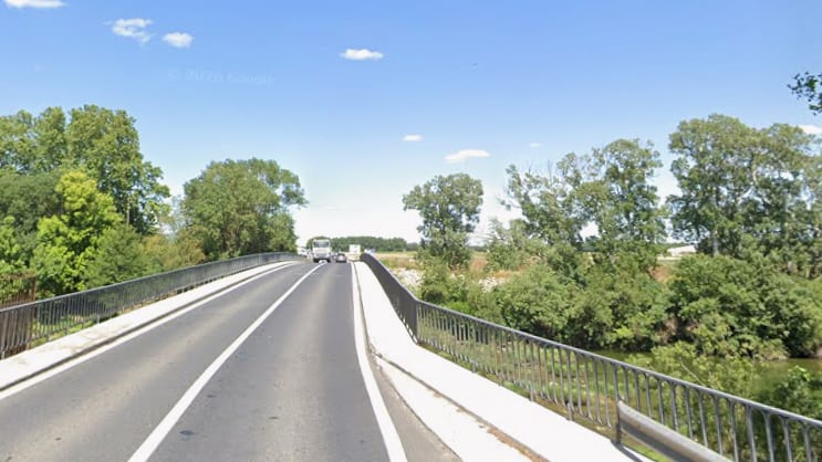 Capture d'écran - Maps / Pont de Lunel sur le Vidourle