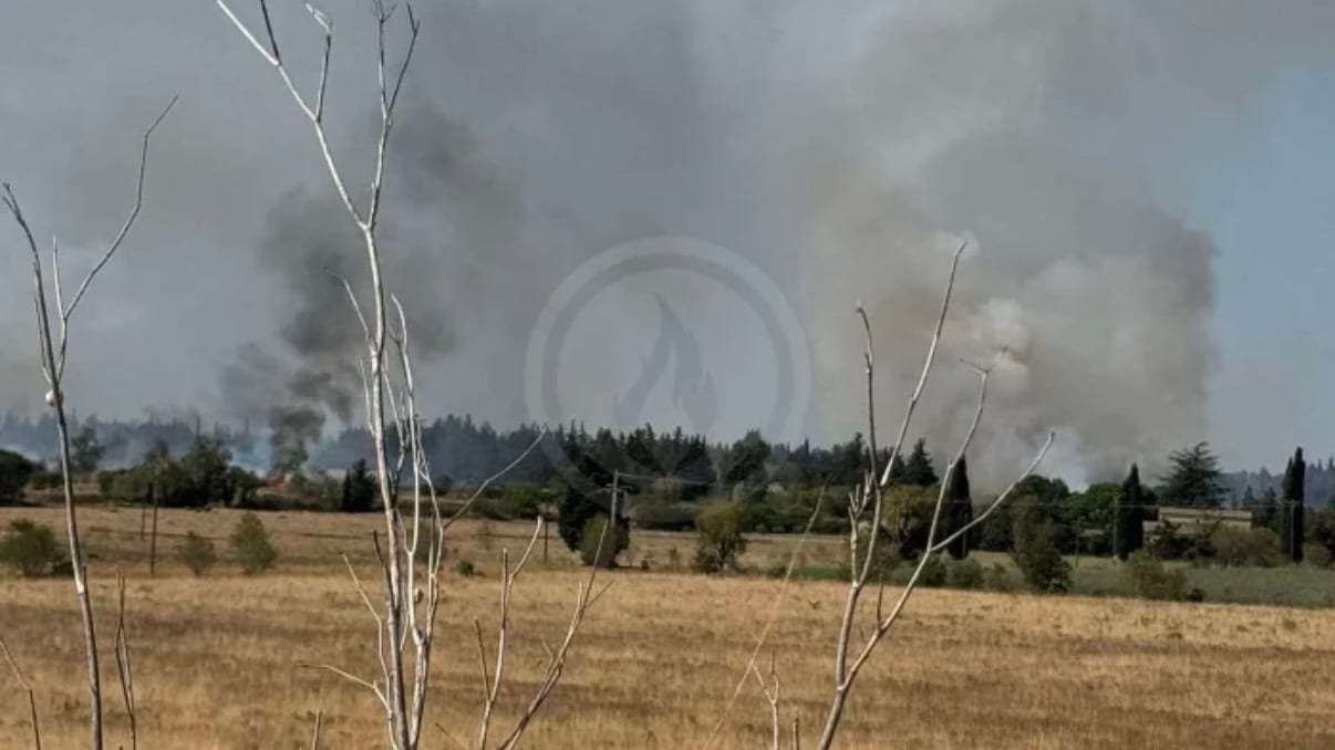 Feux de forêt et d’espaces naturels - Incendie à Bouillargues