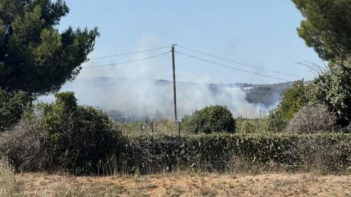 Feux de forêt - Incendie à Villeneuve-lès-Maguelone