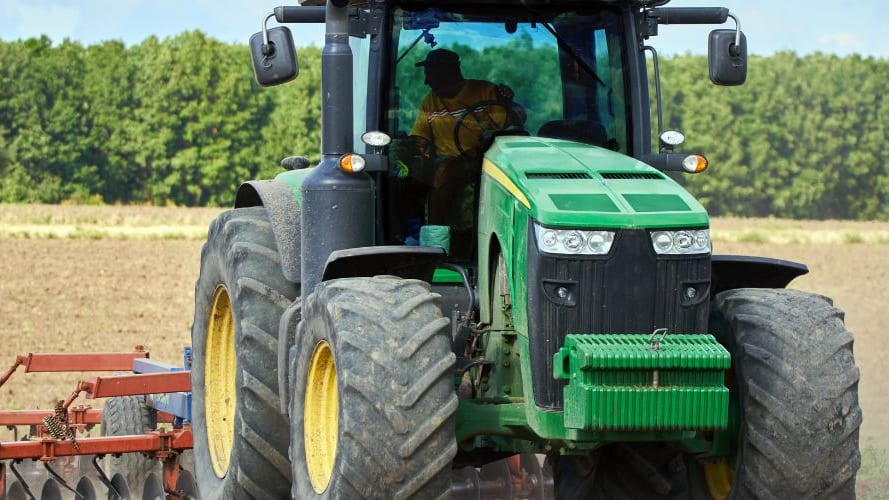 Illustration - tracteur. engin agricole.