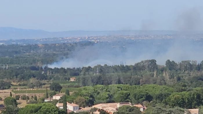 incendie PO, 21 SEPTEMBRE. Photo feuxdeforet.fr