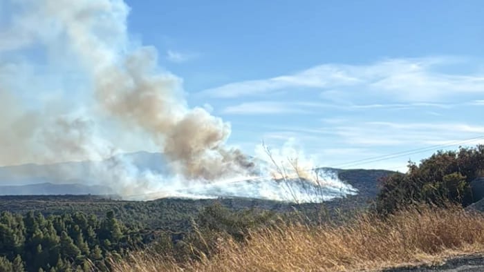 Feux de forêt - Incendie à Opoul-Périllos