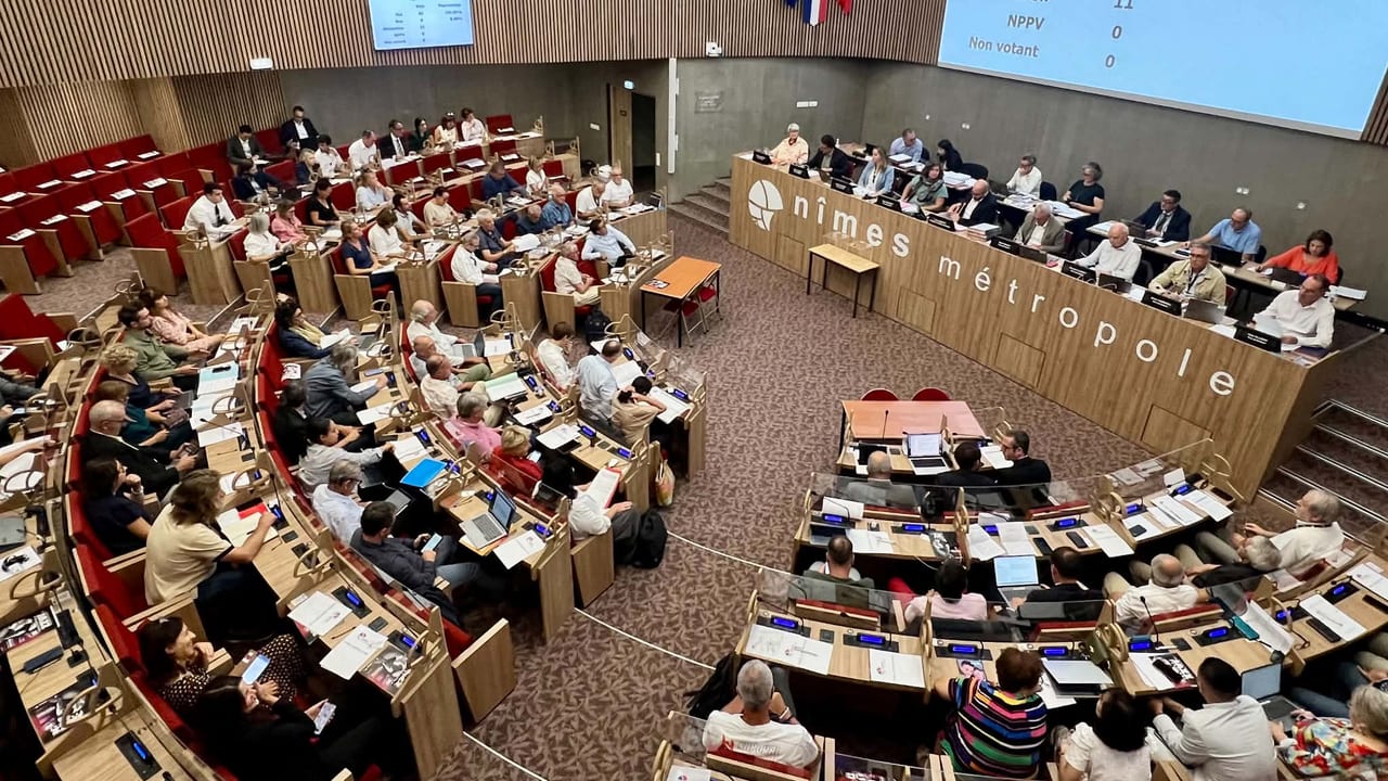 Conseil Nîmes métropole, 22 septembre 2026. Photo Linda Mansouri