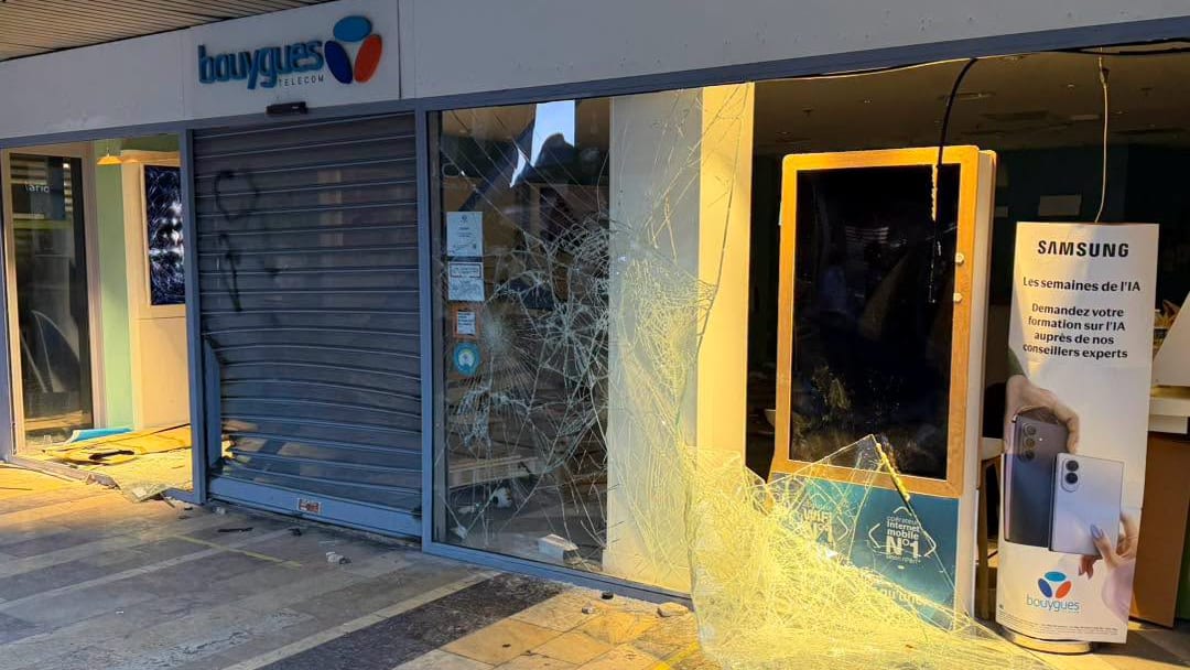 Certains commerces du centre-ville de Montpellier ont été dégradés - Crédit photo : Kazaa Infos Radars