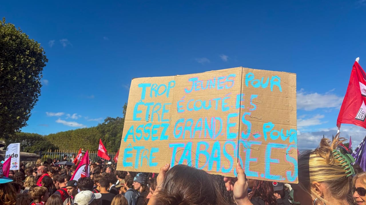 InfOccitanie - A.F / Manifestation Montpellier 8 octobre