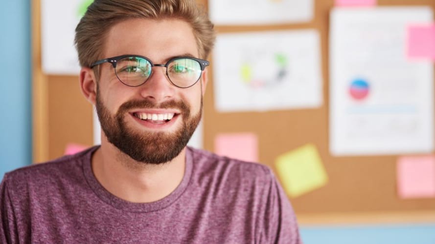 Illustration - homme souriant