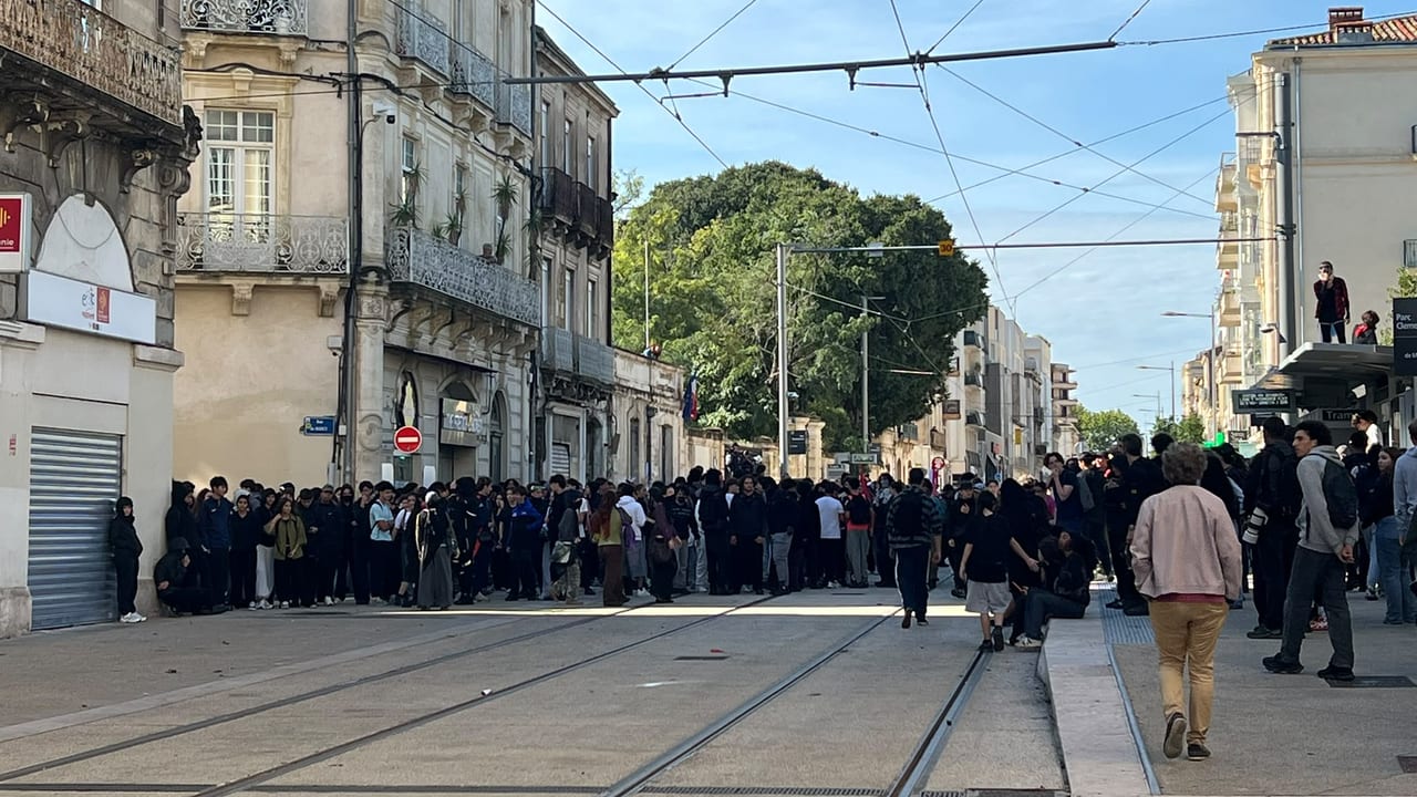 InfOccitanie - Linda Mansouri / Blocage lycée