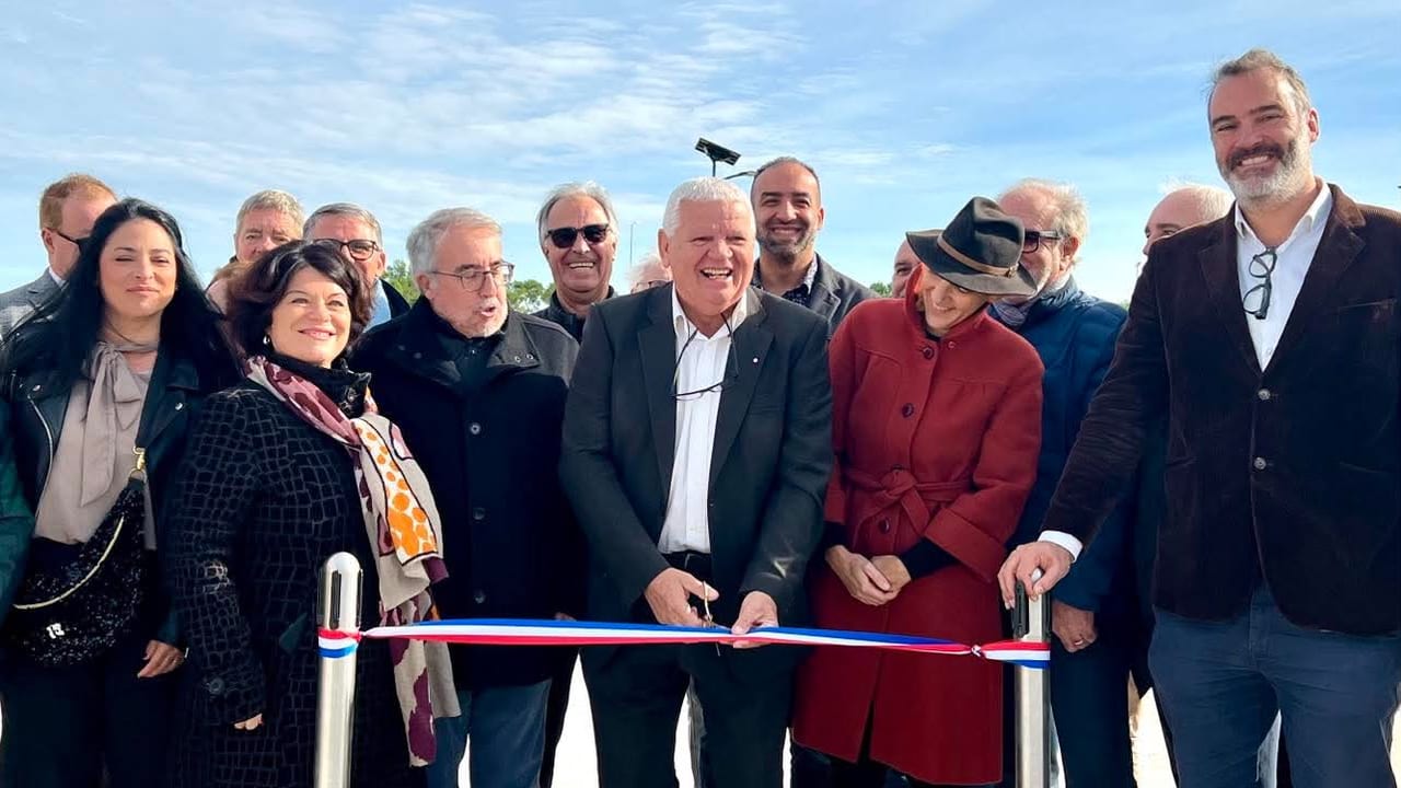 Vinci Autoroutes : la nouvelle aire de covoiturage de Lézignan-Corbières officiellement inaugurée. Photo Linda Mansouri