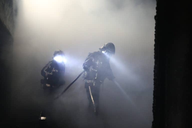 Manoeuvre des pompiers du SDIS 34