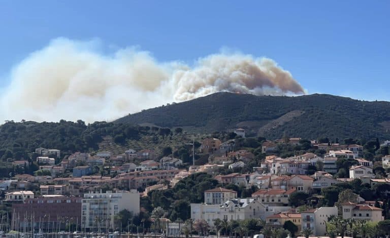 Incendie Banyuls-sur-mer - photo d'illustration©️ Gwénaël Hagen