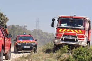 Feu dans le Gard- ©️ SDIS 30 - Loan Sugier / Christophe Hiebler - PHOTO D'ILLUSTRATION