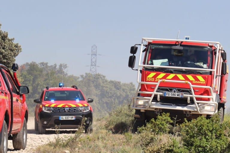 Feu dans le Gard- ©️ SDIS 30 - Loan Sugier / Christophe Hiebler - PHOTO D'ILLUSTRATION