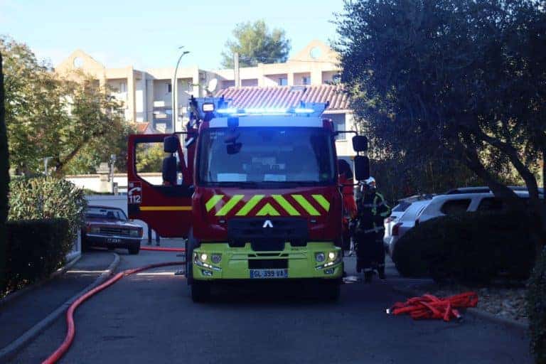 Feu à Nîmes - SDIS 30
