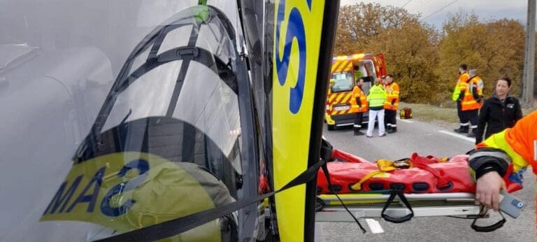 Accident de la circulation dans le Gard- photo d'illustration du SDIS 30