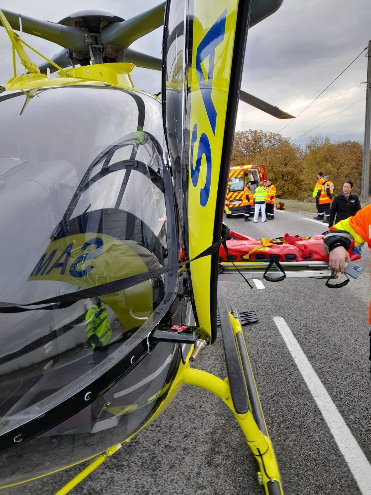 Accident de la circulation au nord d’Uzès - SDIS 30