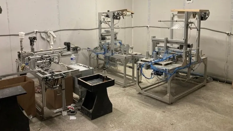 Usine de fabrication clandestine de cigarettes © Parquet de Toulouse