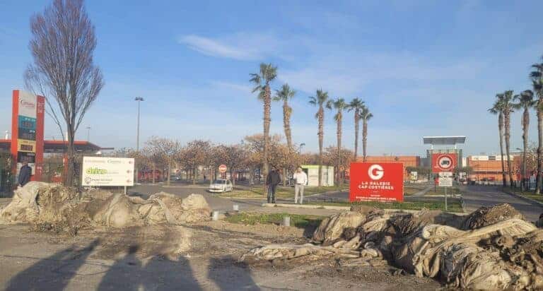 Blocage Cap Costières au Sud de Nîmes - FDSEA GARD