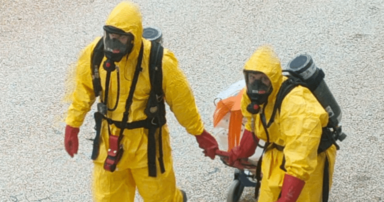 intervention pour un incident chimique - SDIS 30