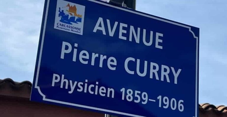 Rue "Pierre Curry" à Carcassonne dans l'Aude - photo Facebook de Thierry Raynaud