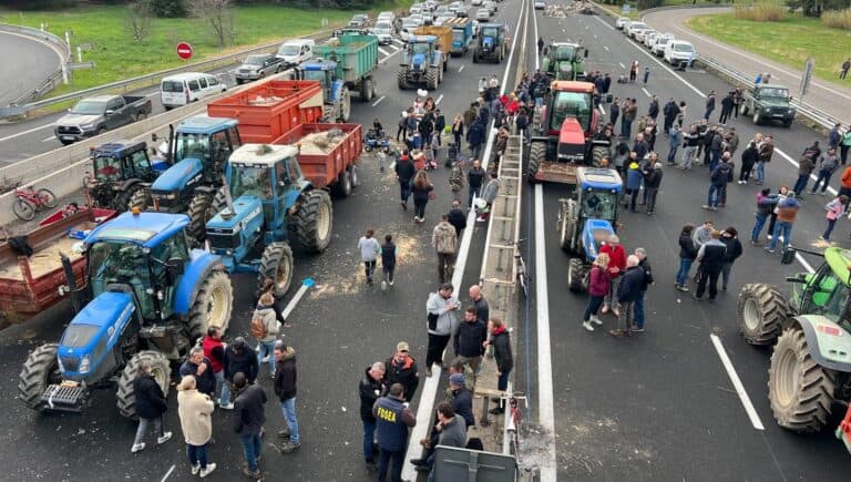 Fin du blocage de l'A9 dans le Gard