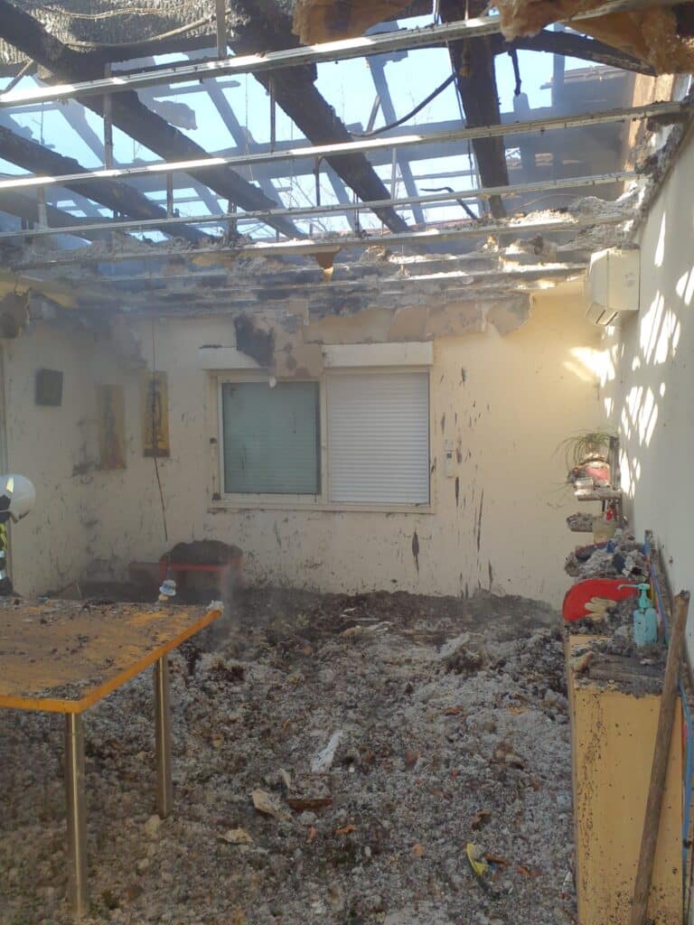 SDIS 30 feu Saint Hippolyte du fort