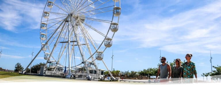 Nouvelle grande roue La Grande Motte -crédit photo https://www.lagrandemotte.com/