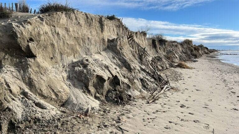 les dégâts sont importants à Carnon - photo Mauguio Carnon