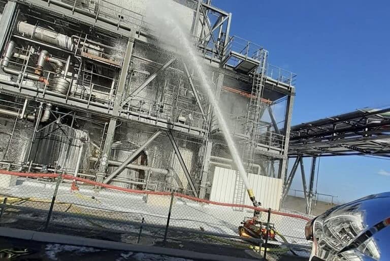 Incendie maîtrisé à Sète - Photo : préfecture 34