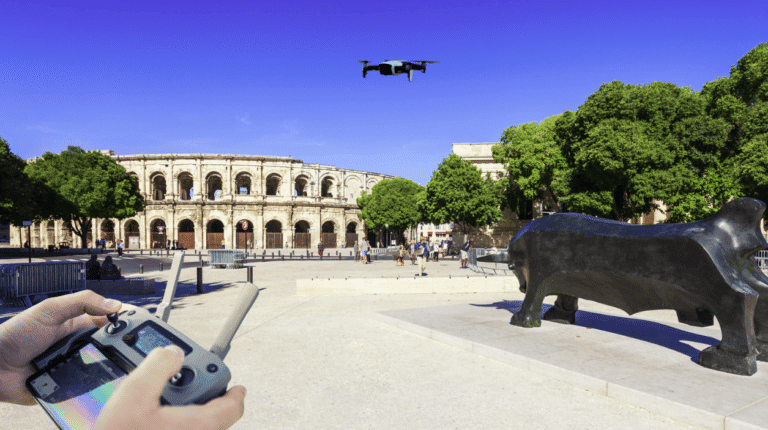 Des drones en surveillance pour la ferma de Nîmes