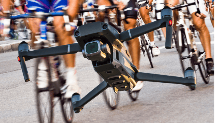 Drone au-dessus du Tour de France