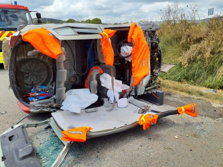 Accident de la route à Calvisson dans le Gard - Photo SDIS 30