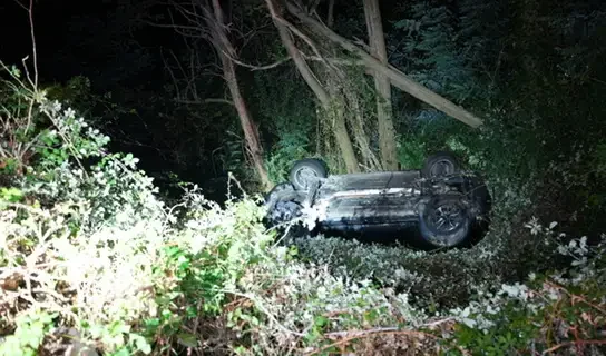 Accident Chamborigaud - Photo SDIS 30