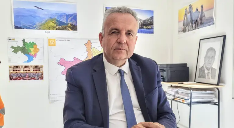 Laurent Burgoa / Sénateur LR du Gard - Photo Linda Mansouri - InfOccitanie