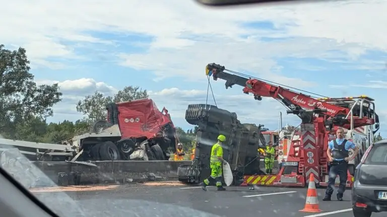 Accident autoroute A7 - Rom Grail