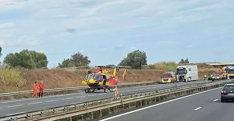 Accident autoroute A9 - Via KAZAA INFOS RADARS